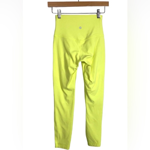 Lululemon Athletica Neon Yellow Leggings - Picture 2 of 2